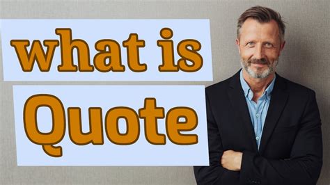 get a quote meaning.